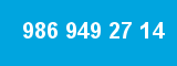 986 949 27 14 986 949 27 14